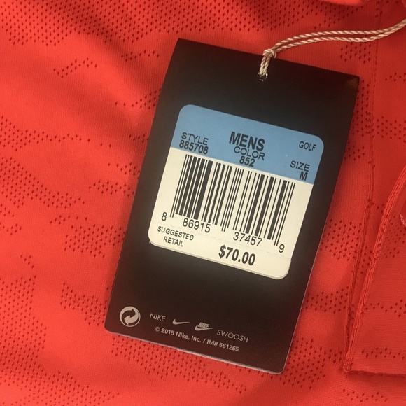 Nike Golf 2017 Icon Jacquard Mens Dri-Fit Polo - Picture 7 of 8